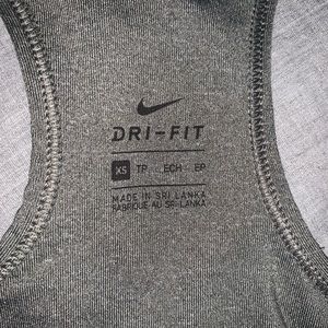 Nike grey sports bra size xs